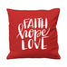 Faith Hope Love - Cushion Cover - 41 x 41 cm - Ai Printing