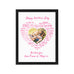 Personalised Photo Frame Word Art Mother's Day Gift | Ai Printing 