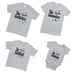 Personalised The God Father God Mother Baby Cute T-Shirt  - Matching Family Couple T Shirt  - Matching Family Couple T Shirt - Ai Printing