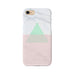 Green Triangle & Pink Marble - 3D Clip Case - Ai Printing