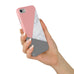 Pink & Grey Marble - 3D Clip Case - Ai Printing