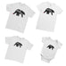 Copy of Positive Battery Level Dad Mommy Kid Baby - Family Matching T-Shirts - Ai Printing