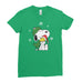 Cute Snoopy Christmas Graphic T-Shirt for Women's - Ai Prinitng 
