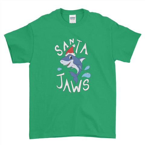 Merry Christmas Santa Jaws Funny Christmas - T-Shirt - Mens - Ai Printing