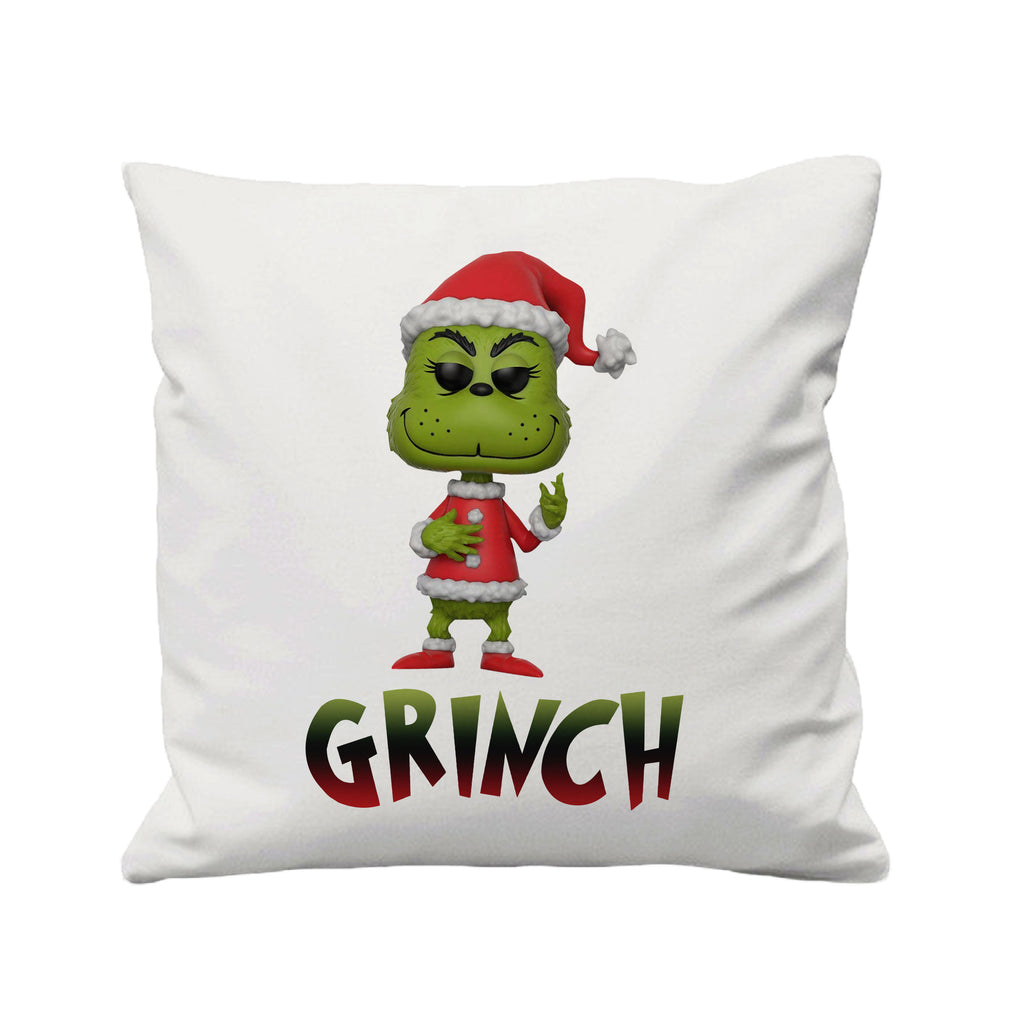 Christmas Grinch Santa Hat - Cushion Cover - 41 x 41 cm - Ai Printing