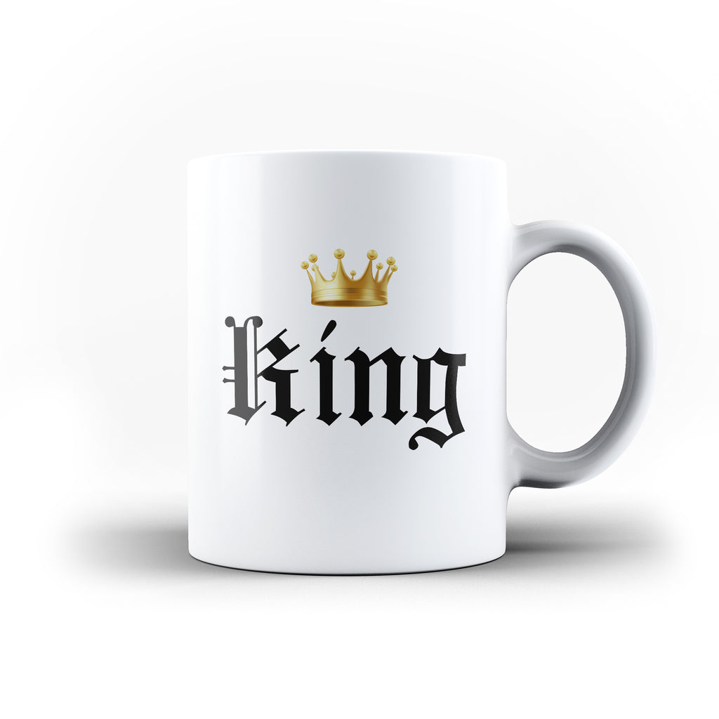 The King Queen Valentine's Day Gift Mug - Personalised Mug | Ai Printing - Ai Printing