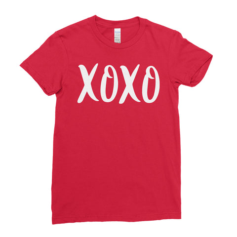 XOXO Valentine T Shirt - Valentine's Day T-Shirt - Women - Ai Printing - Ai Printing