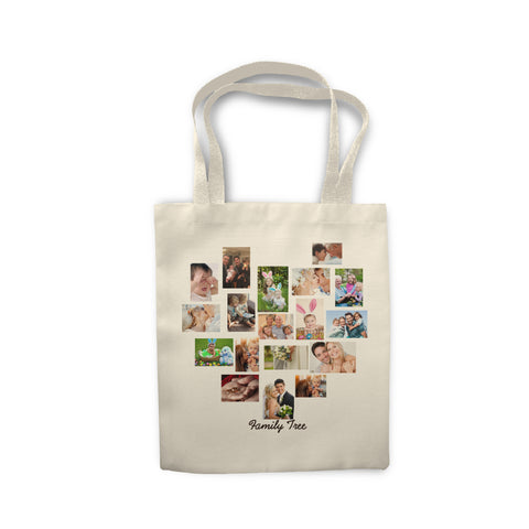 Personalised photo collage family - Tote Bag - Ai Printing