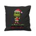 Christmas Grinch Santa Hat - Cushion Cover - 41 x 41 cm - Ai Printing