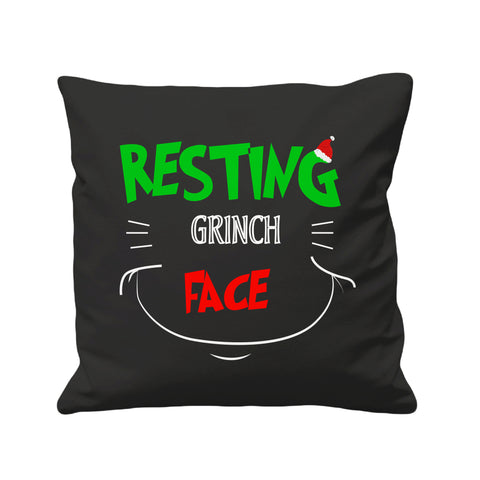 Christmas Resting Grinch Face - Cushion Cover - 41 x 41 cm - Ai Printing