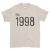 Personalised Est. Year of Birth Valentine T Shirt - Valentine's Day Shirt T-Shirt - Men - Ai Printing - Ai Printing