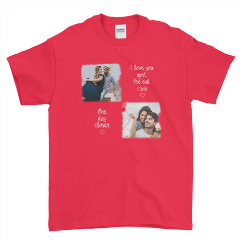Personalised Photo Lover's T Shirt - Valentine's Day Shirt T-Shirt - Men - Ai Printing - Ai Printing