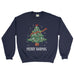 Christmas Tree Dabbing Sweatshirt Xmas Funny Dancing Christmas Sweater  - Ai Printing - Ai Printing