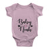 Personalised Name Cute Script Birthday Shower Gift Baby Vest - Baby Bodysuit - Ai Printing