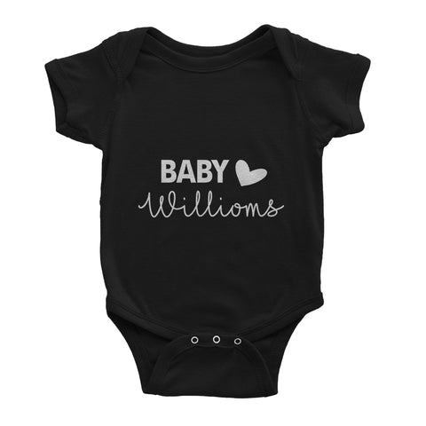 Personalised Name Baby Love Shower Gift Baby Vest - Baby Bodysuit - Ai Printing