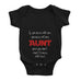 Personalised Name Baby Aunt Love Shower Gift Baby Vest - Baby Bodysuit - Ai Printing