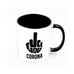 Funny Middle Finger Corona - White Magic And Inner Color Mug(mugs near me,mug website).