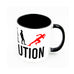 Evolution Of  Running Race Sports - White Magic And Inner Color Mug(mugs near me,mug website)