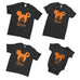 Personalised Name 2020 Halloween Scary Spooky Mouse - Family Matching T-Shirts
