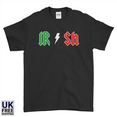 Funny Novelty Irish St Patrick's Day T-Shirt Rock Music | Ai Printing