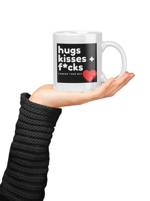 Hugs Kisses and F*cks Valentie's Day Love Mug Gift