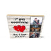 Personalised photo and couple name Anniversary gift - Wooden Block