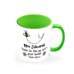 Personalised Name Bee-ing Great Teacher Mug White and Inner Mug Gifts For Teacher