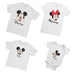 Personalised Mouse Family Vacation Matching T-Shirts | Ai Printing