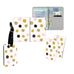 Personalised Name Passport Slim Cover Holder Luggage Tag Pink Gold Polkadots - Ai Printing