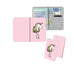 Personalised Name Passport Slim Cover Holder Luggage Tag Pink Unicorn - Ai Printing