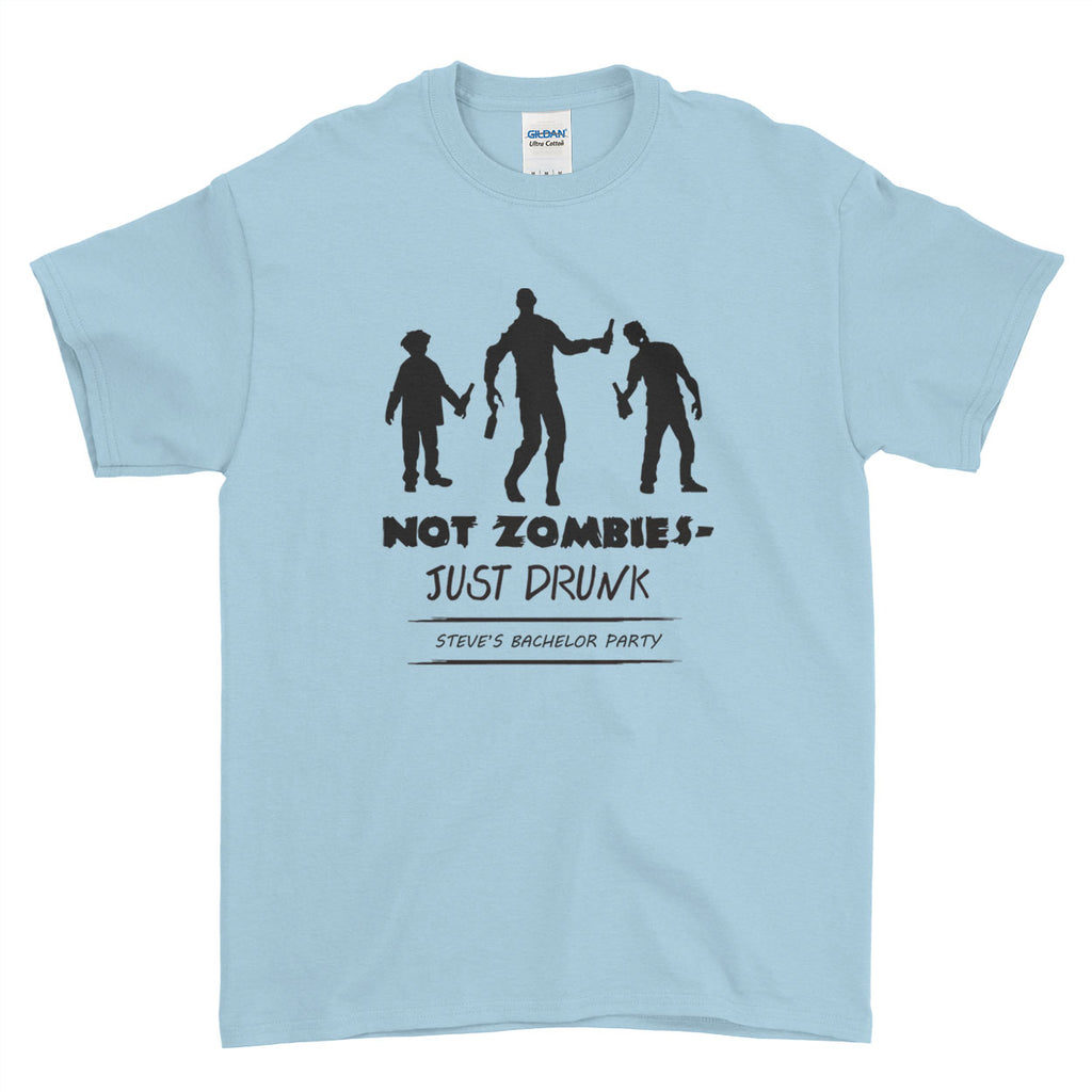 Not Zombies Just Drunk Stag Do Stag Party Night Stag Weekends - T-Shirt - Mens - Ai Printing