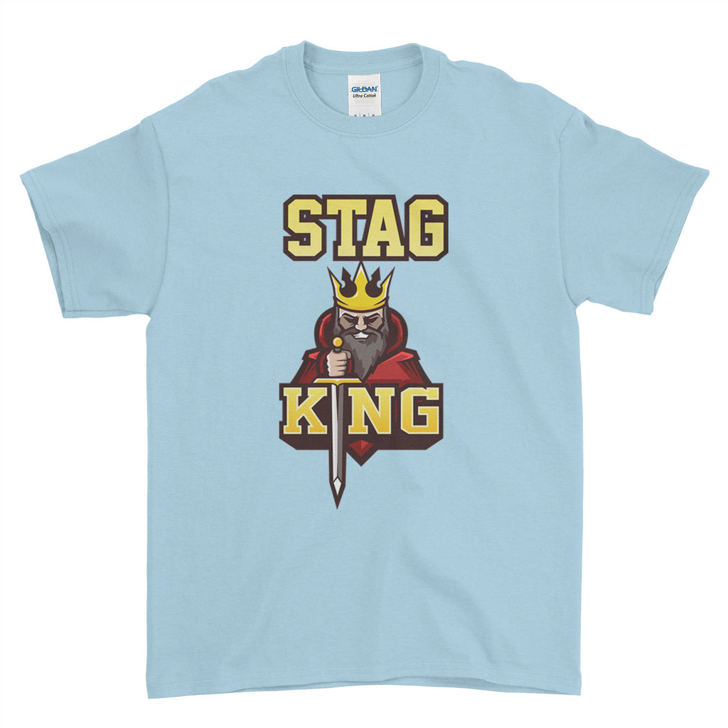 Stag King Stag Do Stag Party Night Stag Weekends - T-Shirt - Mens - Ai Printing