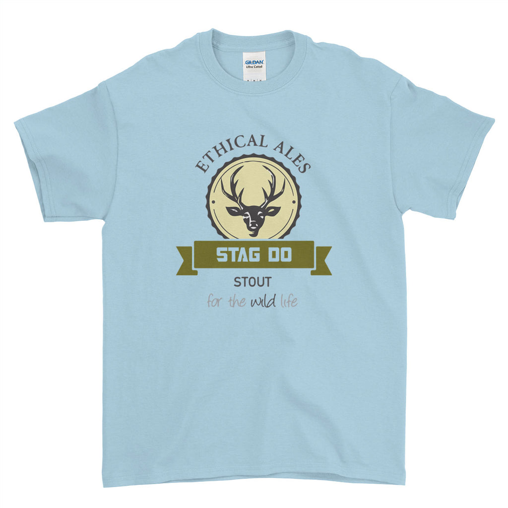 Ethical Ales Stag Do Stag Party Night Stag Weekends - T-Shirt - Mens - Ai Printing