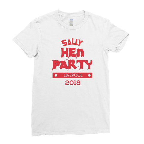 Livepool Hen Night Hen Do Hen Party - T-Shirt - Womens - Ai Printing