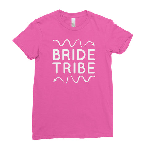 Bride Tribe Hen Do Hen Party - T-Shirt - Womens - Ai Printing