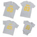 Family Number Dad Mom Kid Baby - Family Matching T-Shirts - Ai Printing