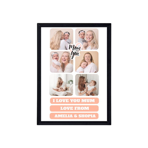 Personalised Photo Collage Mother's Day Frame Gift For Mummy   | Ai Printing