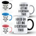 Hold On Let Me Overthink This Funny Mug White Magic And Inner Color Mug | Ai Printing