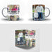 Personalised Family Collage Photos Father's Day Gift Mug - Personalised Mug with Greeting Card - Ai Printing