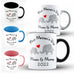 Personalised Cute Mama Elephant First Mother's Day Gift for Mummy