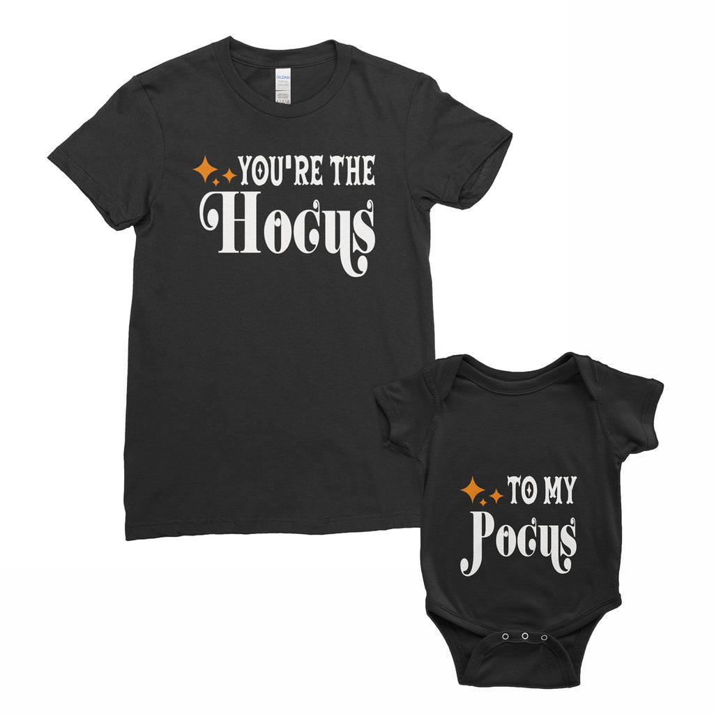 You're The Hocus To My Pocus Dad Mum Baby Dress Matching Family T Shirt For Men Women Kid Baby