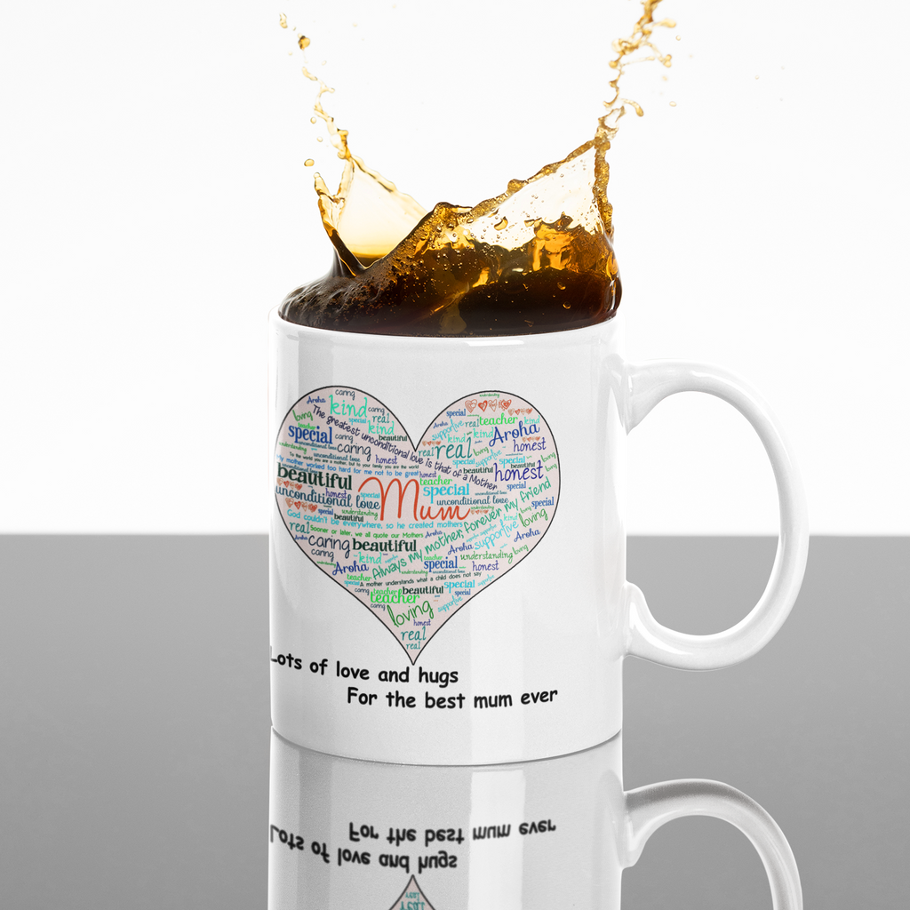 Mother's Day Mug Gift - Beautiful Words For Mother Best Mum Ever