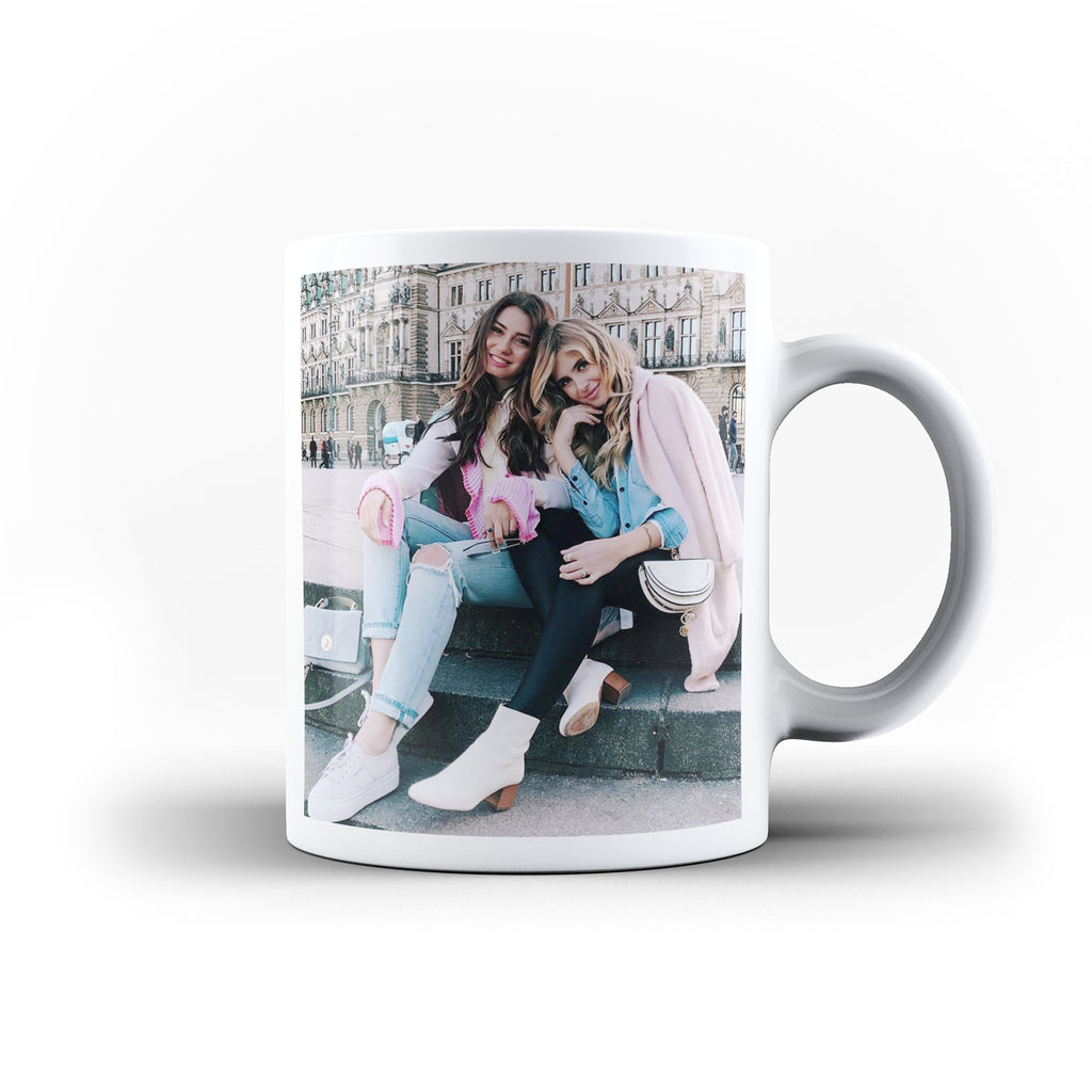 Personalised Collage Photo Mug Custom Text Best Friends Message - Personalised Mug