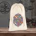Personalised Name Mandala Happy Eid Mubarak Ramadan Arabic Islamic Sack Bag