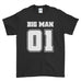 Personalised Big Man Little Man Matching T-Shirt For Fathers Day Daddy Son Baby