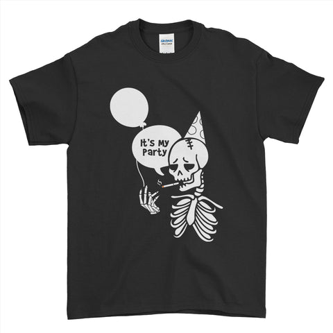It's My Skelton Funny Halloween Party Mens T-Shirt | Ai Printing