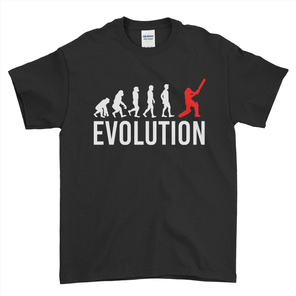 Evolution Of Cricket Sports - Mens T-Shirt(unq clothing,unique t shirts women's,unique shirts for mens,interesting t shirts designs,classy t shirt,t shirt)