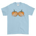 Halloween Funny Skeleton hand Grabbing Pumpkin Boobs - Mens T-Shirt(halloween shirt ideas,halloween funny,halloween t shirt designs,halloween apparel,scary T- shirts,halloween horror shirts)