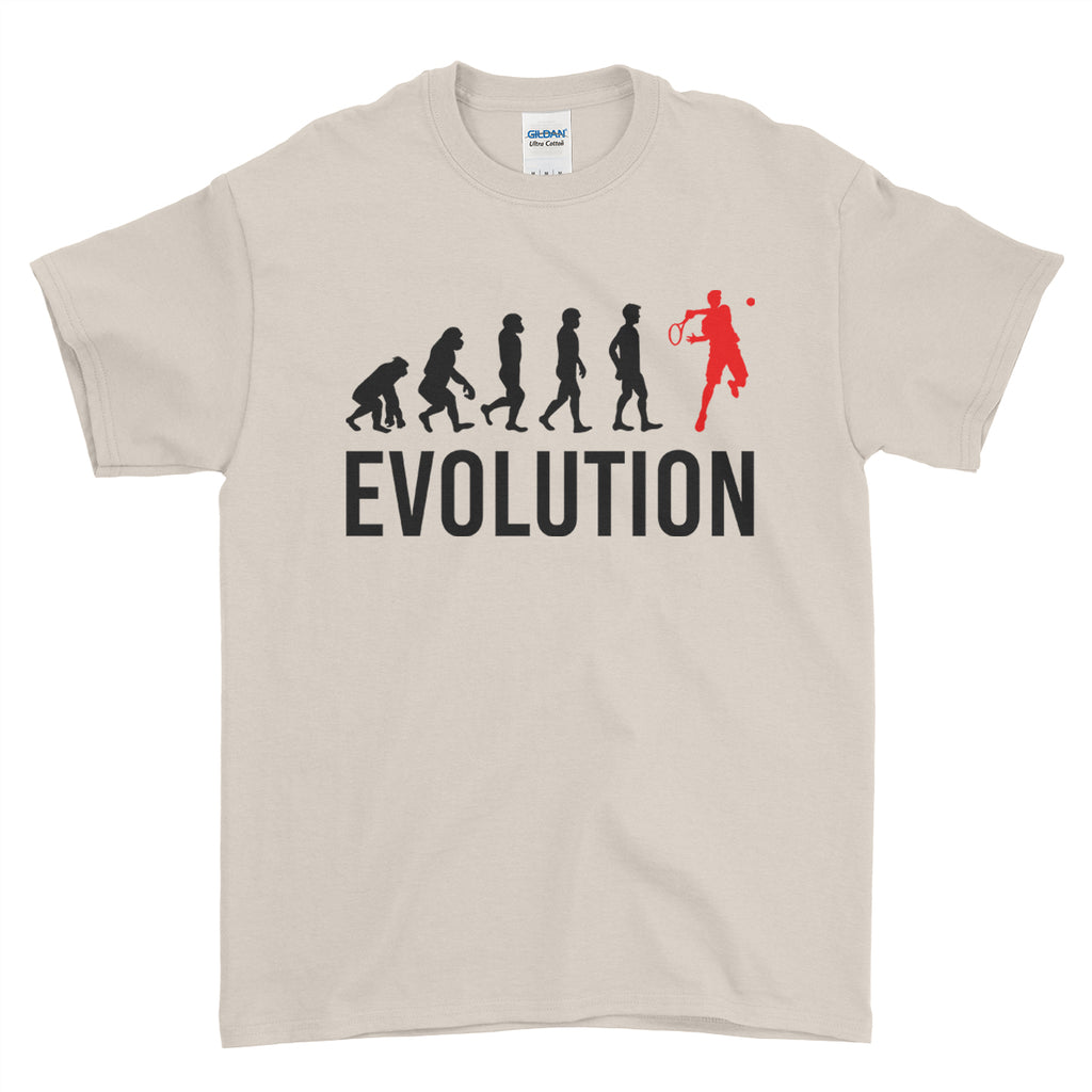 Evolution Of Tennis Sports - Mens T-Shirt