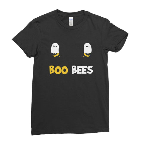 Halloween Cute Boo Bees Screaming Funny Rude  - Women T-shirt - Women T-Shirt | Ai Printing